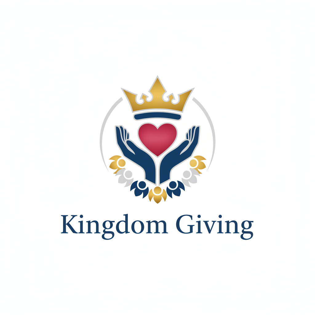 kingdom giving into a logo